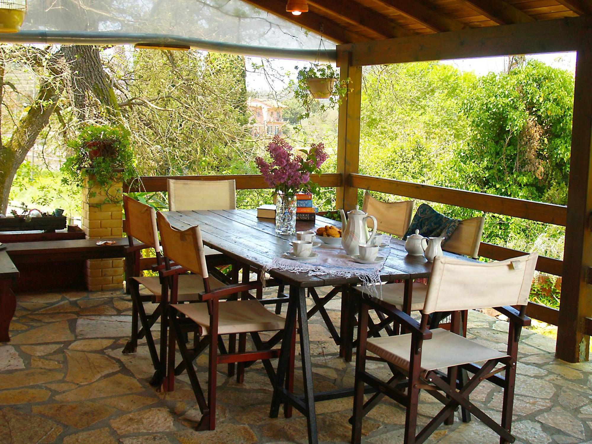 Holiday House Near The Beach Of Ermones And Mirtiotissa In Vatos Corfu Exterior photo